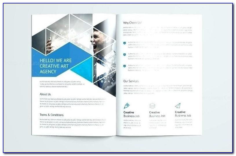 Two Fold Brochure Template Word
