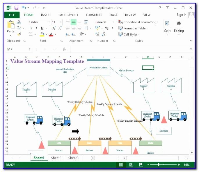Value Stream Map Template Excel