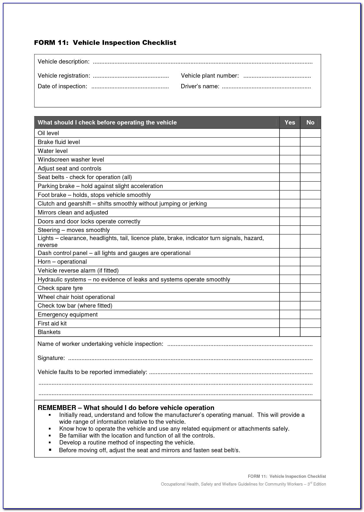 Vehicle Contract Hire Agreement Template