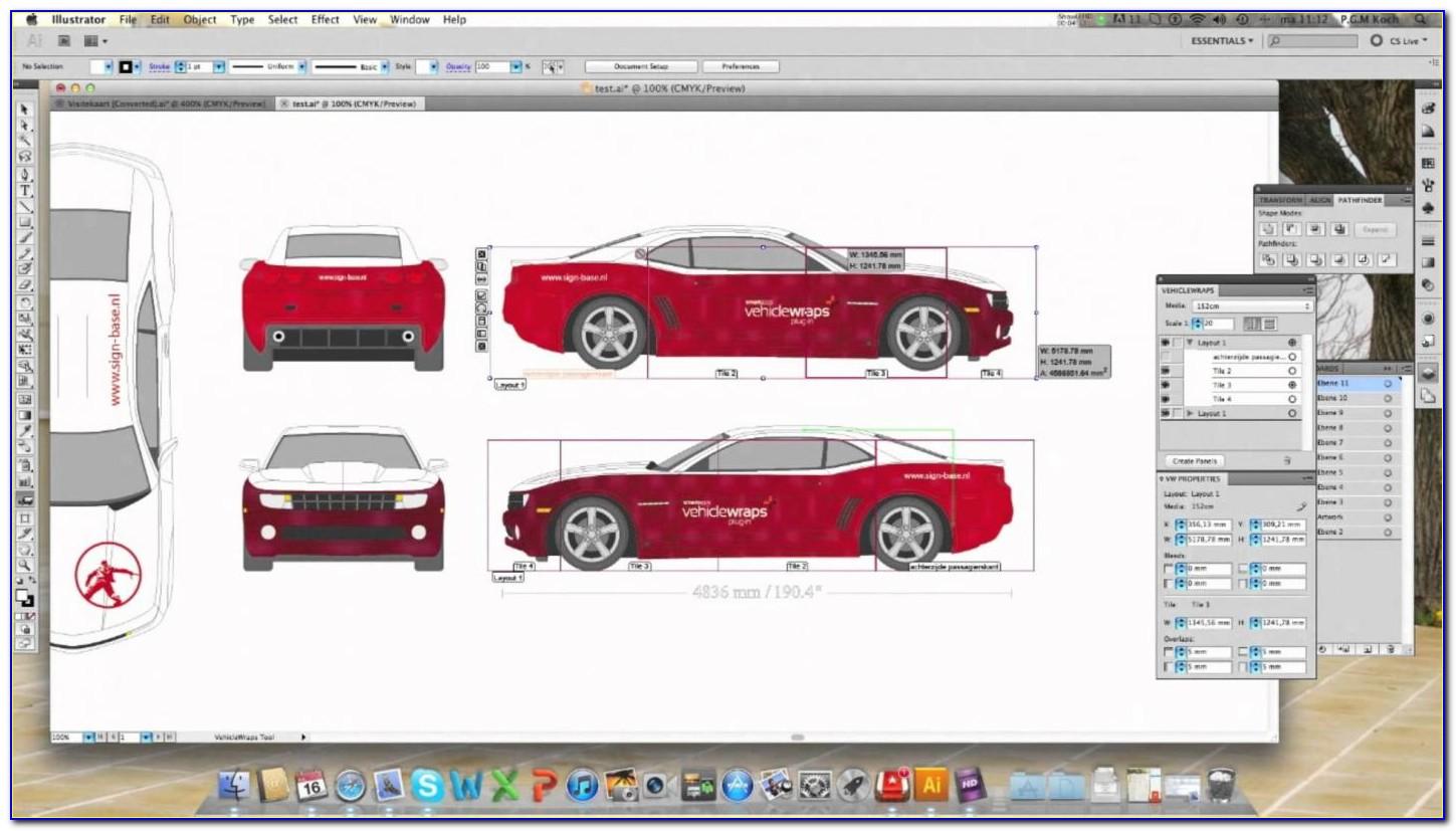 Vehicle Graphics Templates Software