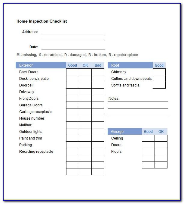 Vehicle Inspection Template Excel