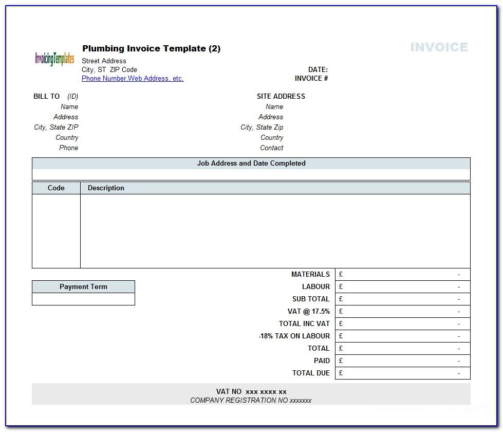 Computer Service Invoice Format In Word