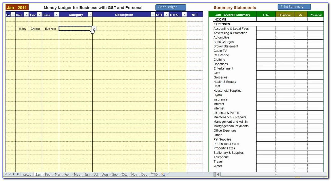 Excel Spreadsheet Template For Budgeting
