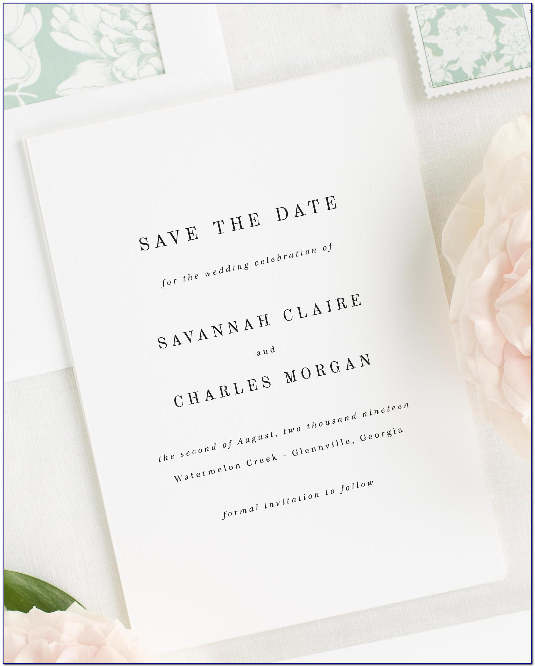 Free Save The Date Templates Wedding Chicks