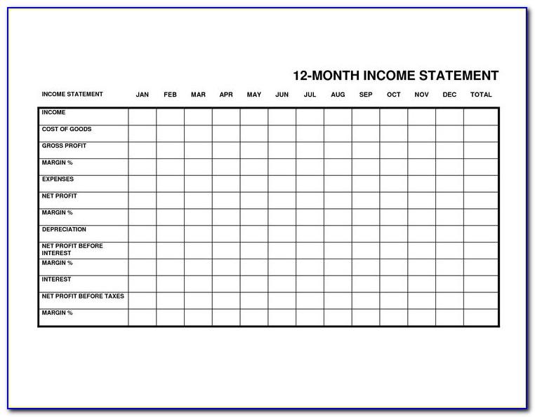 Free Simple Monthly Household Budget Template