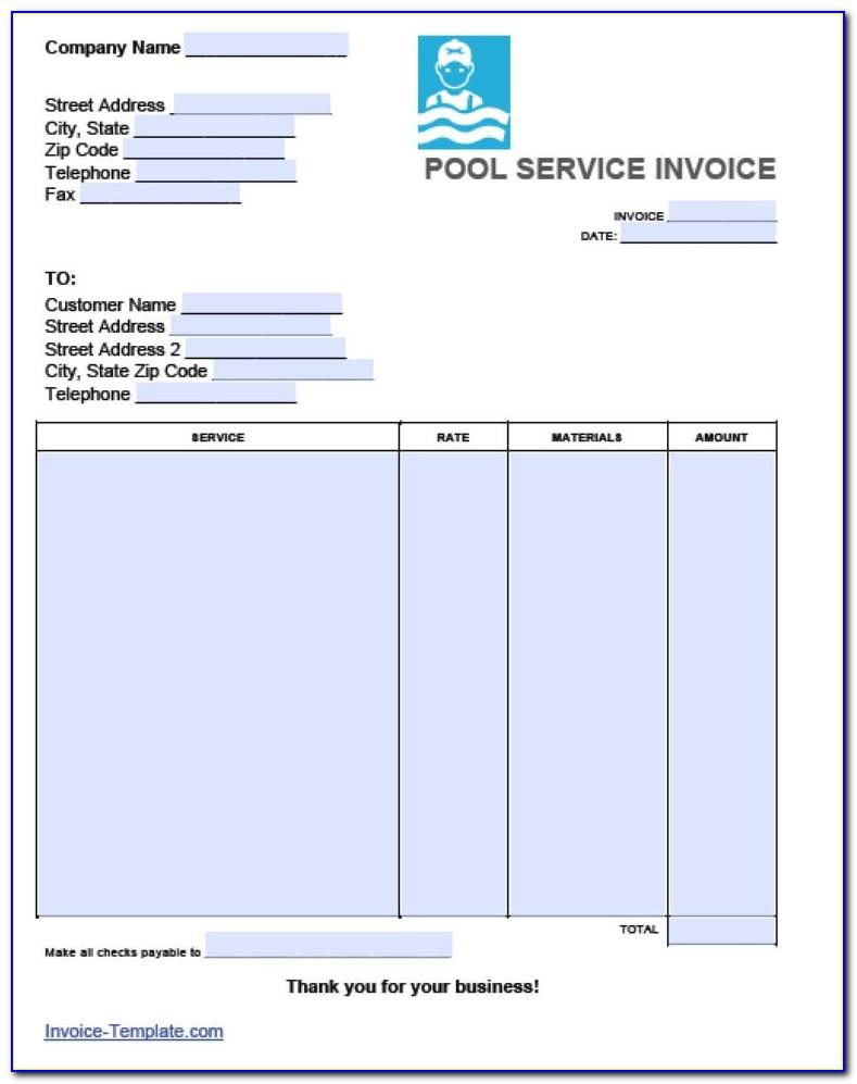 Gst Service Invoice Format In Word