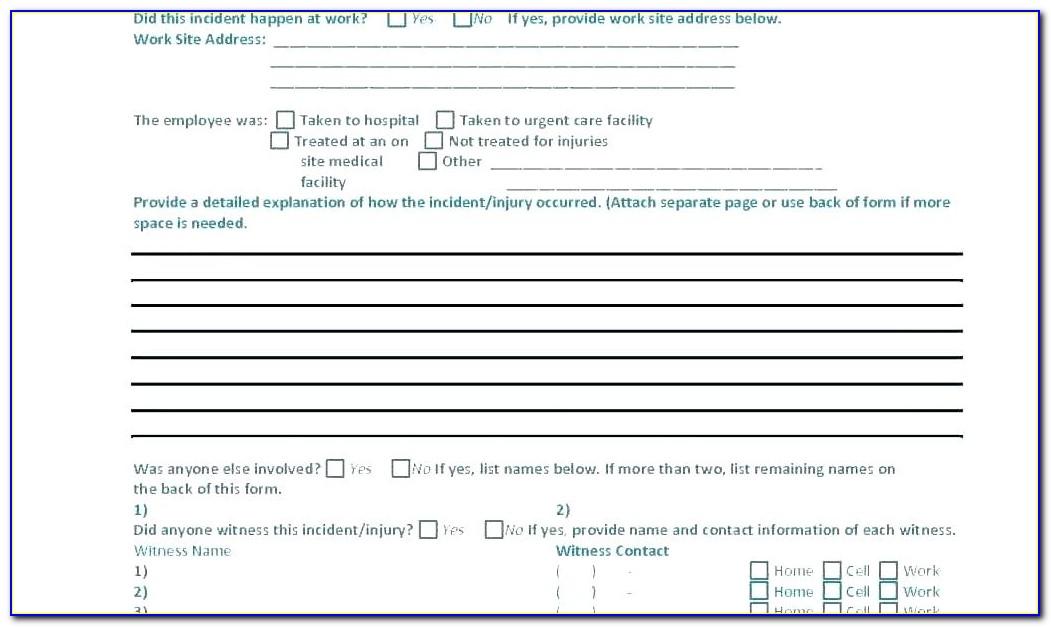 Information Security Incident Report Template Pdf