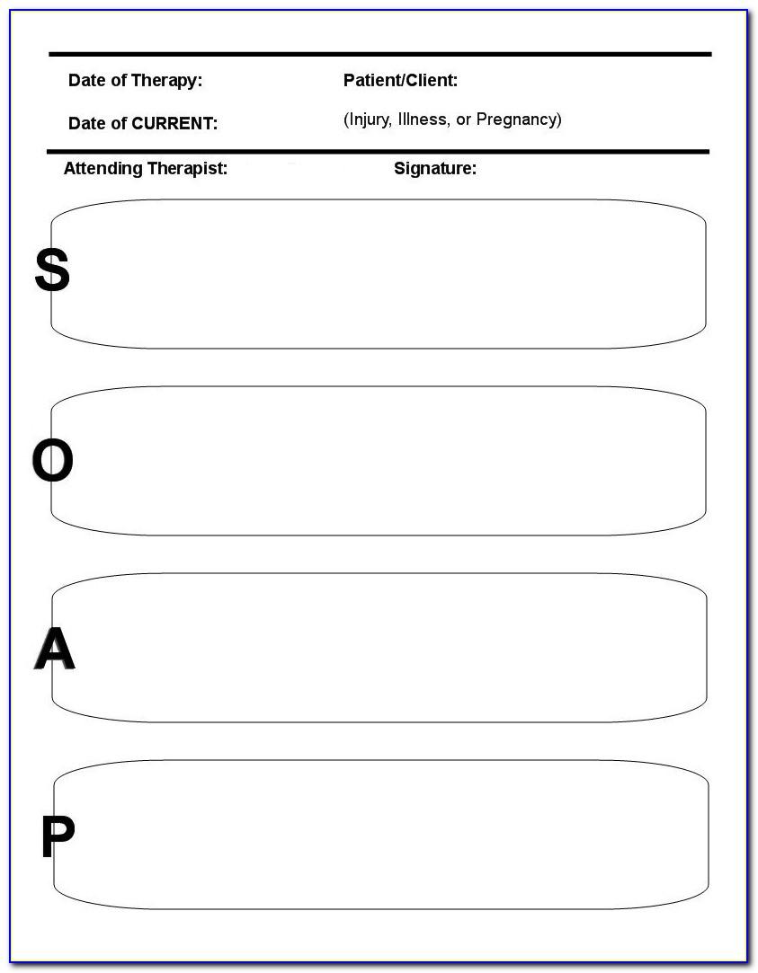 Pediatric Physical Therapy Soap Note Template