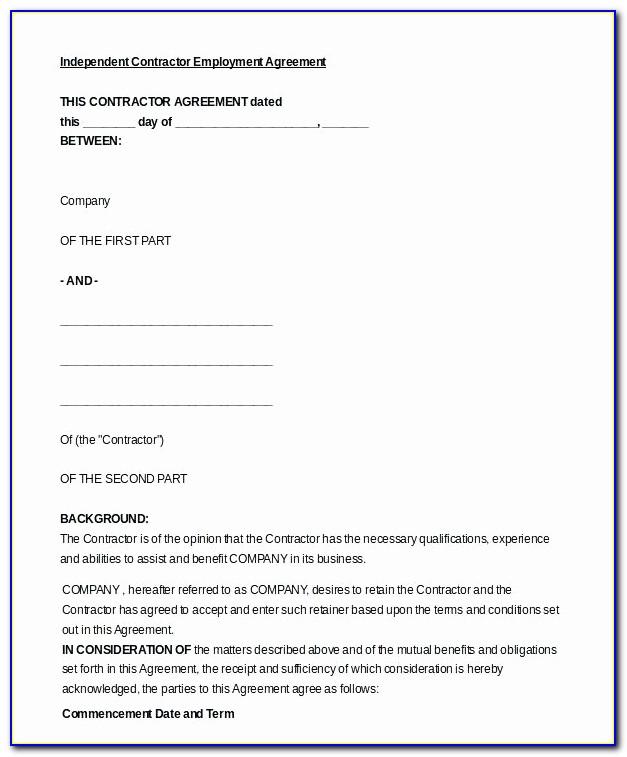Sample Employment Separation Agreement Template