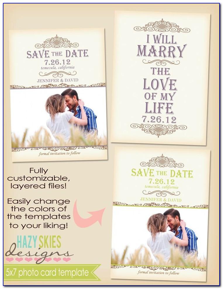 Save The Date Wedding Template Free Download