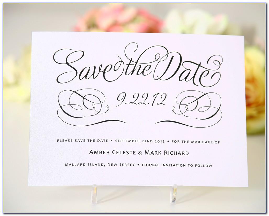 Save The Date Wedding Template Word