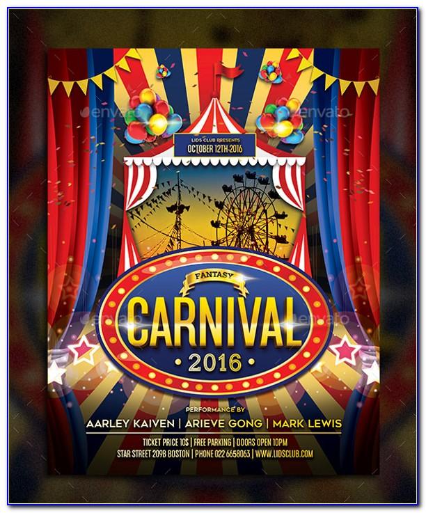 School Carnival Flyers Templates Free Download