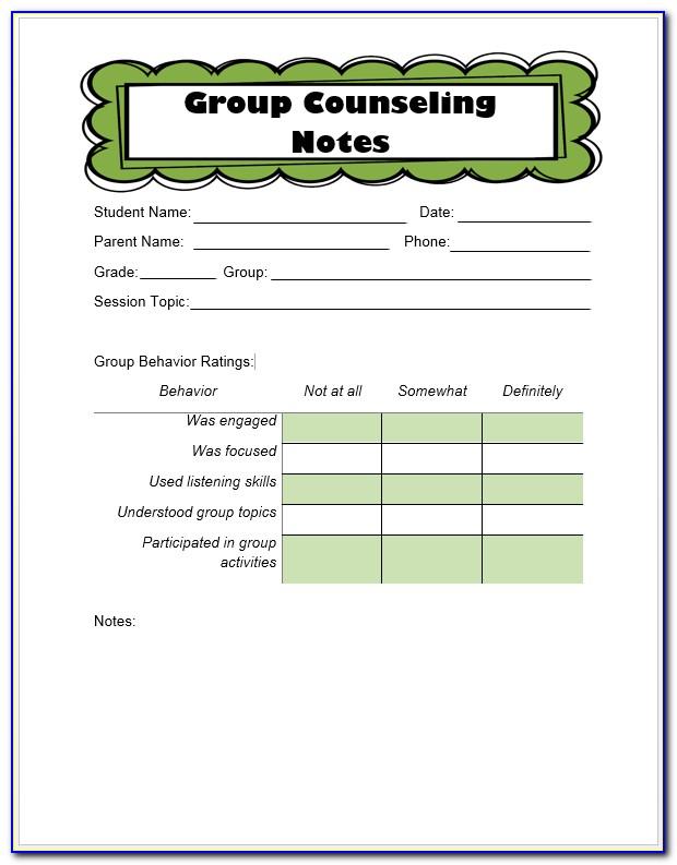 School Counseling Intake Form Sample