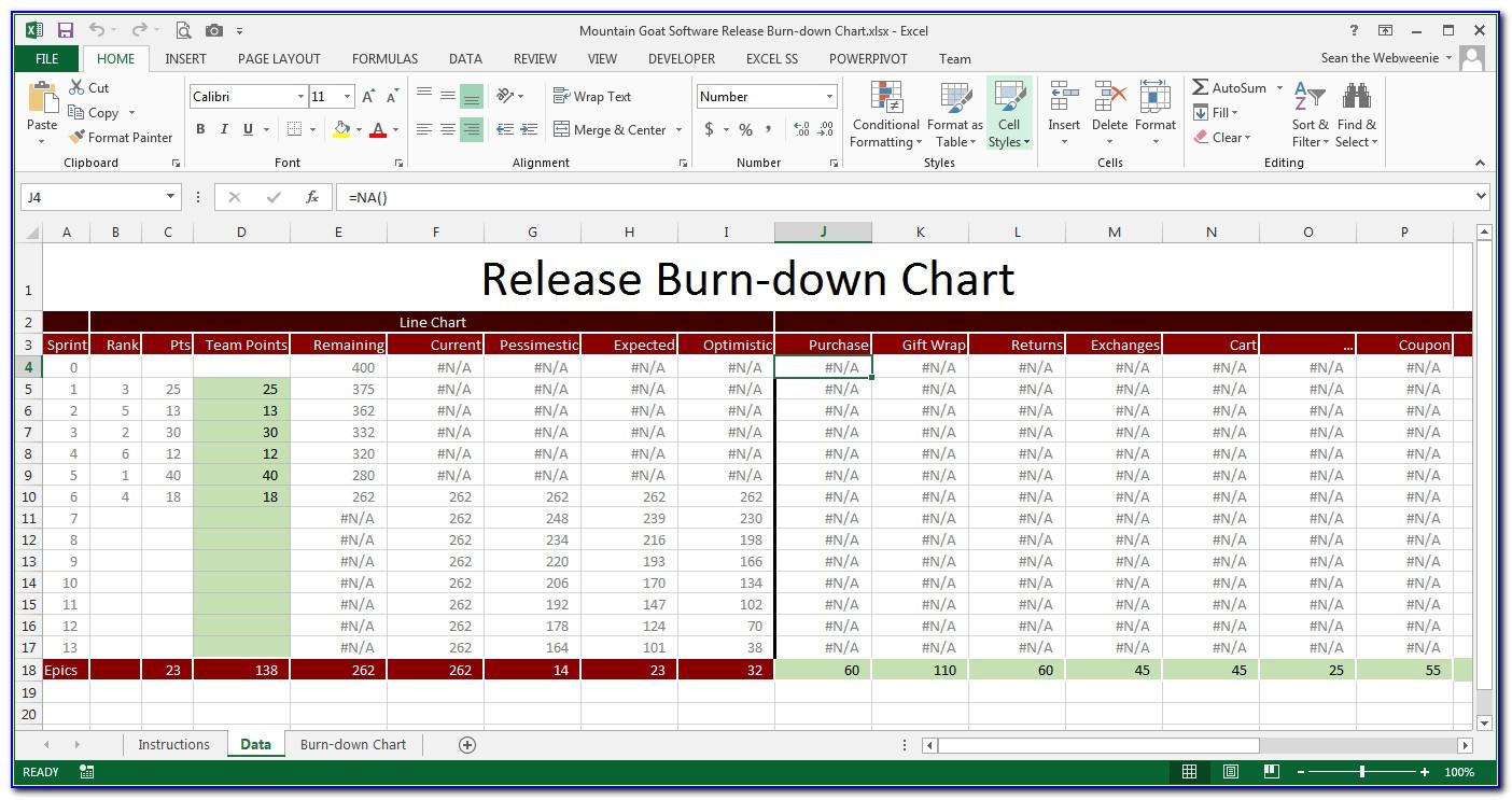 Scrum Backlog Excel Template