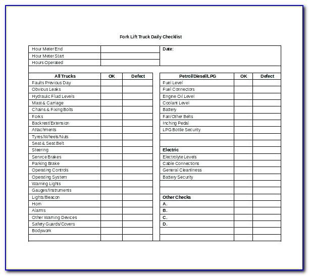 Security Officer Training Checklist Template