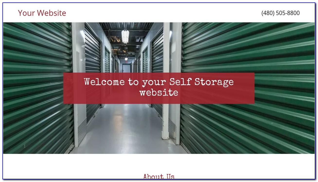 Self Storage Website Template