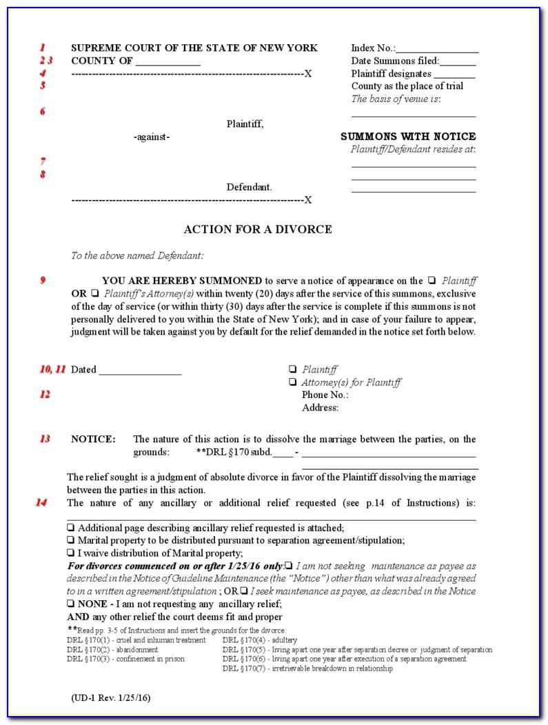 Separation Agreement Examples Ontario
