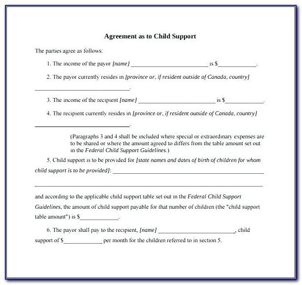 Separation Agreement Template Word Uk