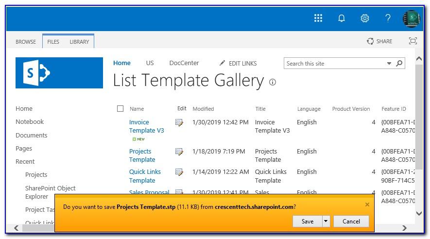 Sharepoint Find List Template Gallery