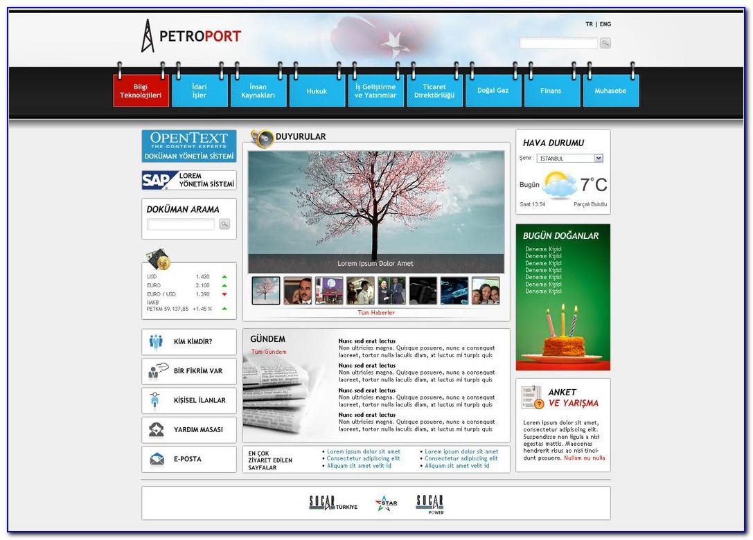 Sharepoint Portal Design Templates
