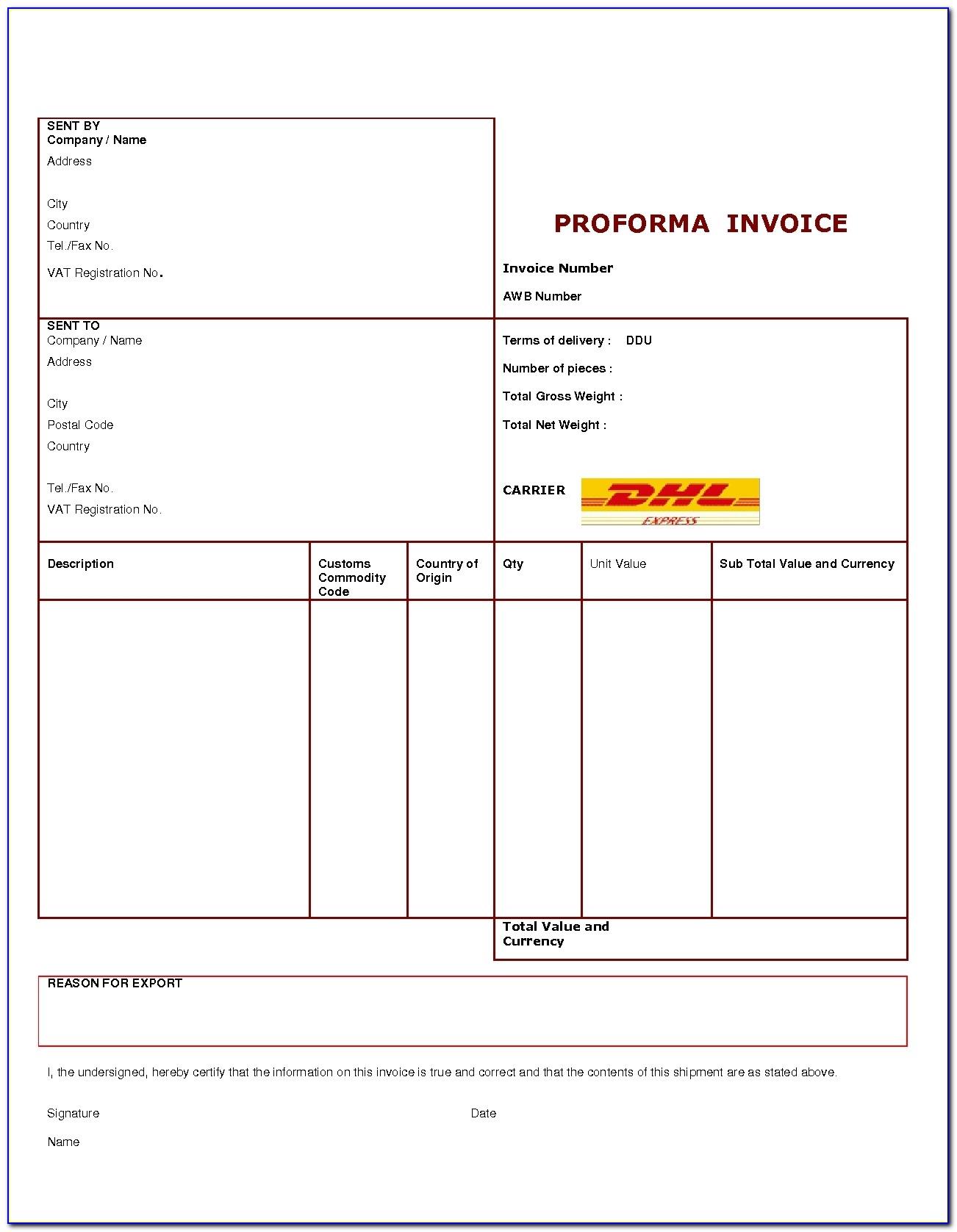Shipping Freight Invoice Templates