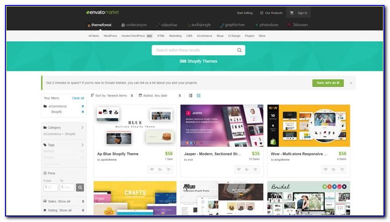 Shopify Website Templates Free Download