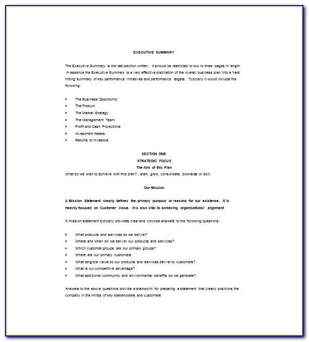 Simple Business Continuity Plan Template Uk