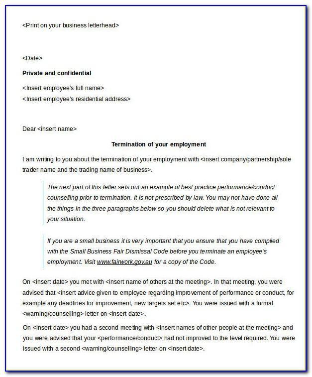 Simple Employee Contract Letter