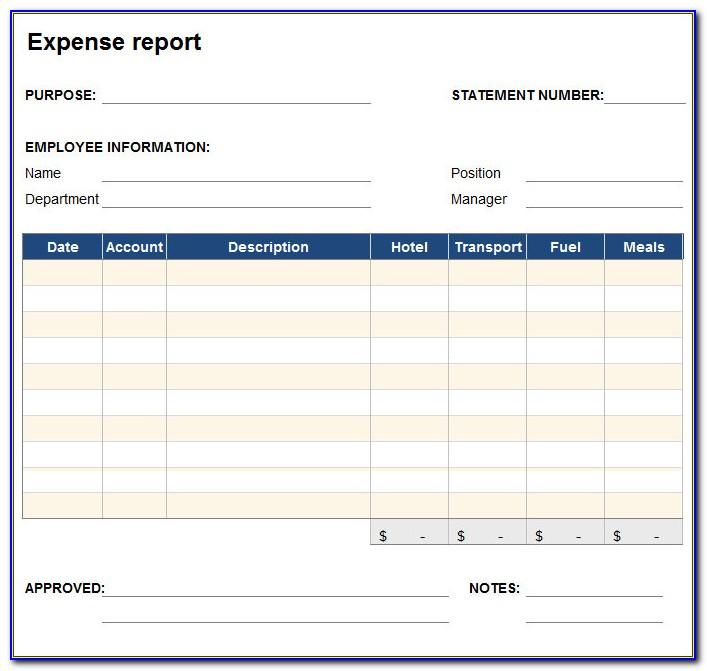 Small Business Expense Policy Template