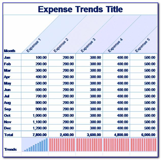 Small Business Expense Template Excel