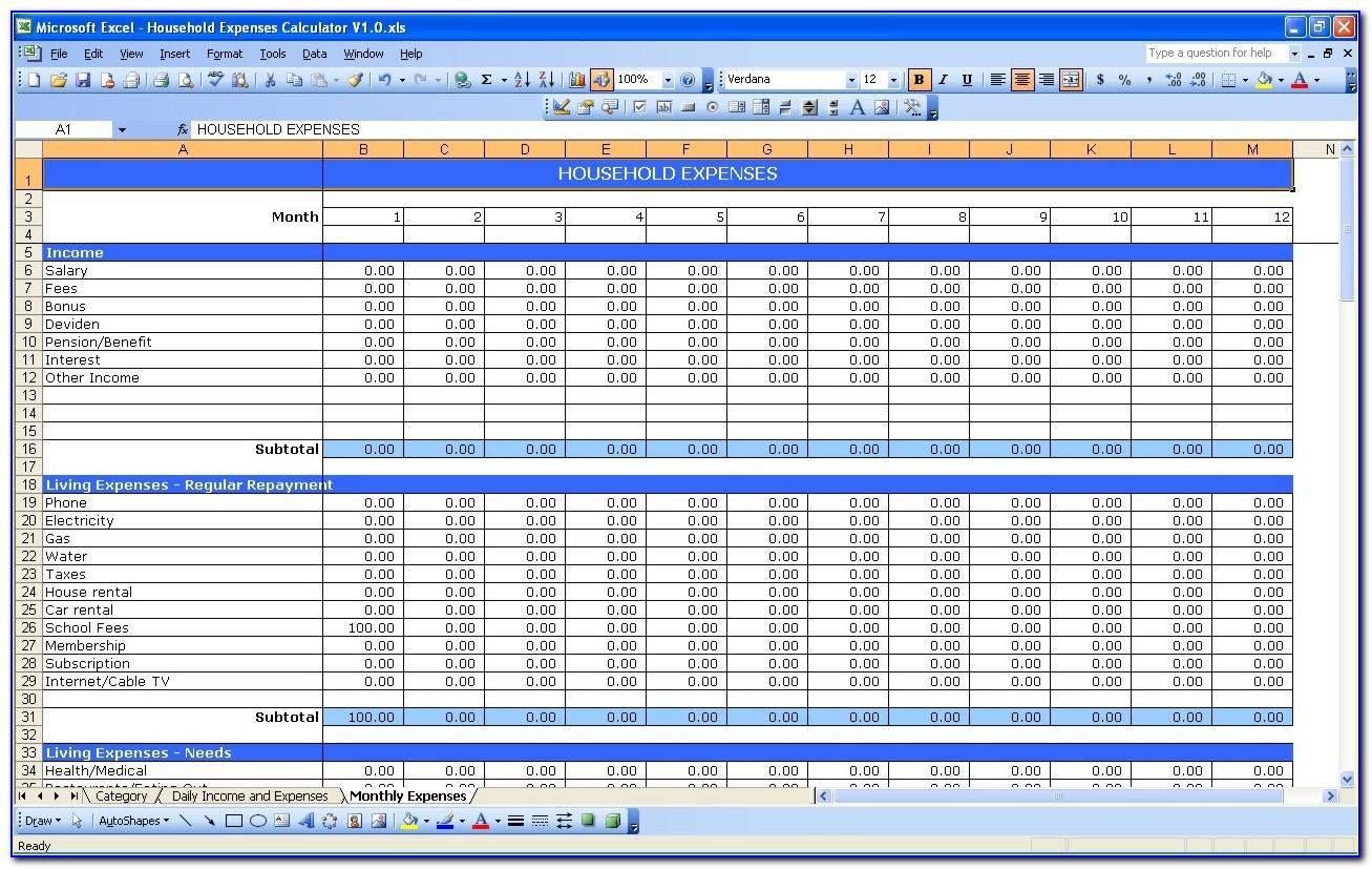 Small Business Spreadsheet Templates Free