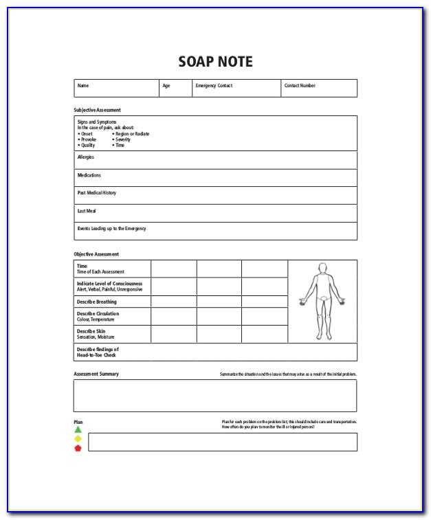 Soap Note Example For Massage Therapist
