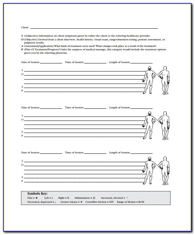 Soap Note Template Physical Therapy