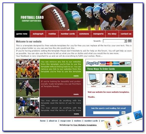 Soccer Website Templates Free Download