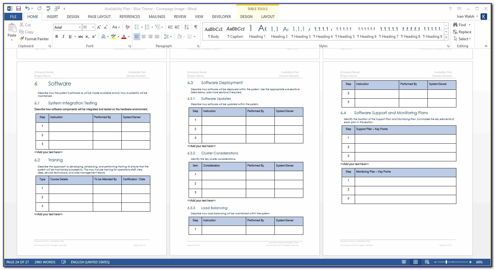 Software Deployment Checklist Template Excel