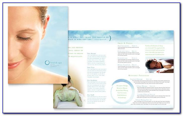 Spa Brochure Template Free Download
