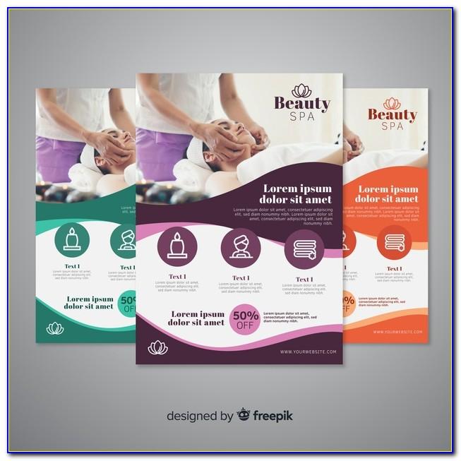 Spa Flyer Templates Free