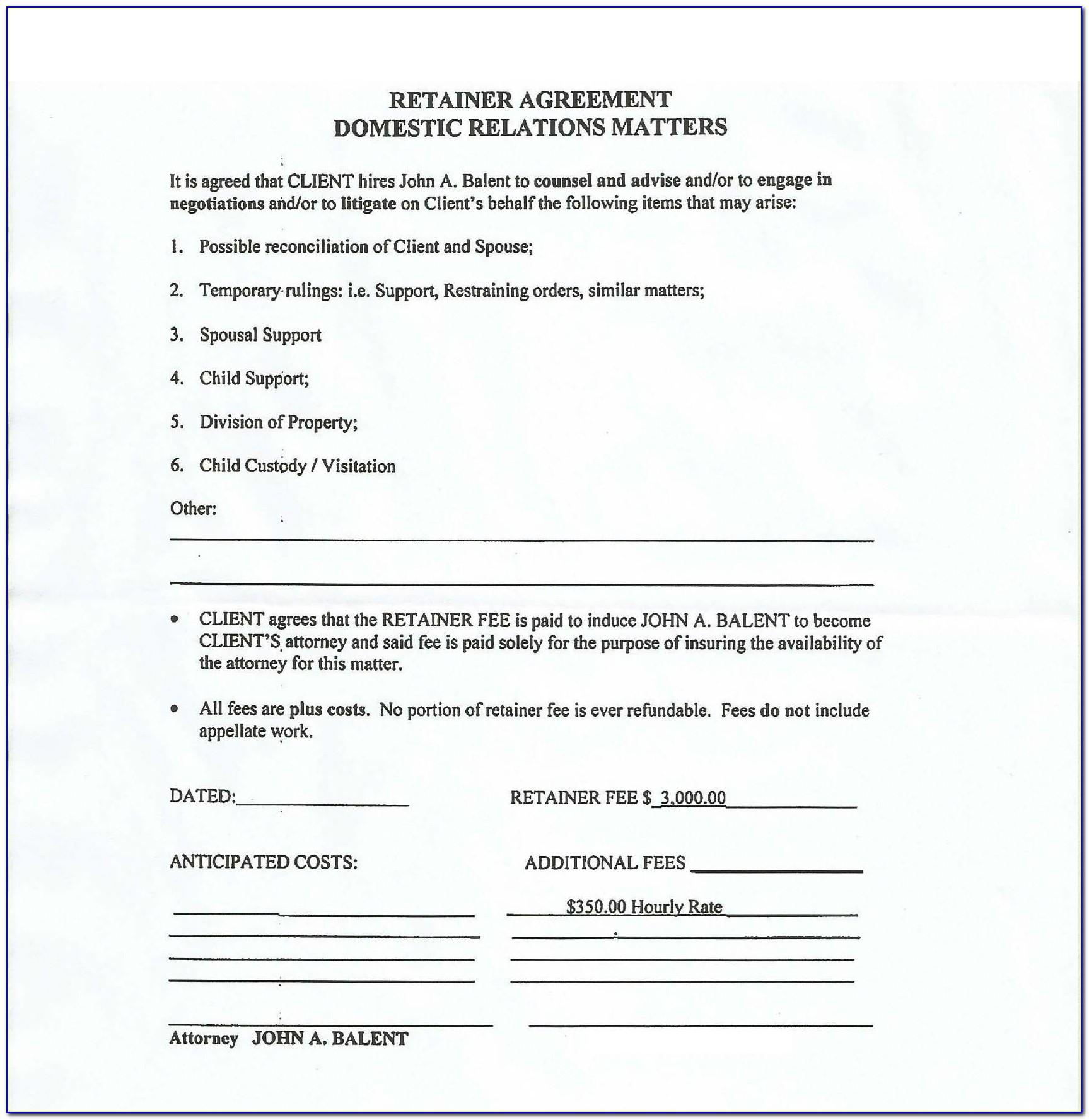 Spousal Support Agreement Template