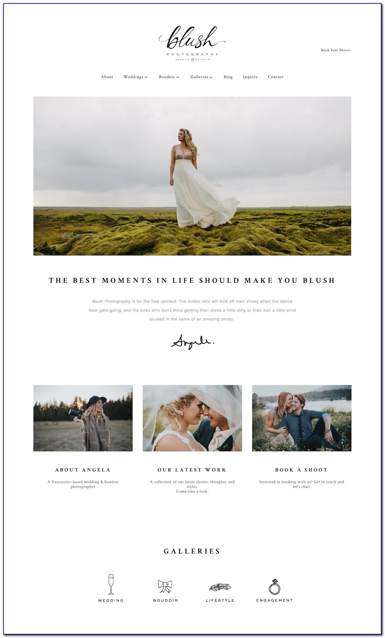 Landing Page Squarespace Template