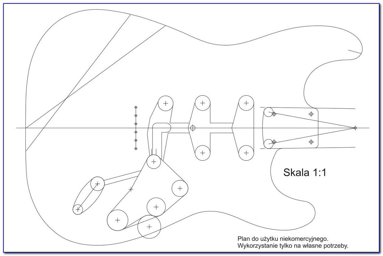 Strat Neck Pocket Routing Template