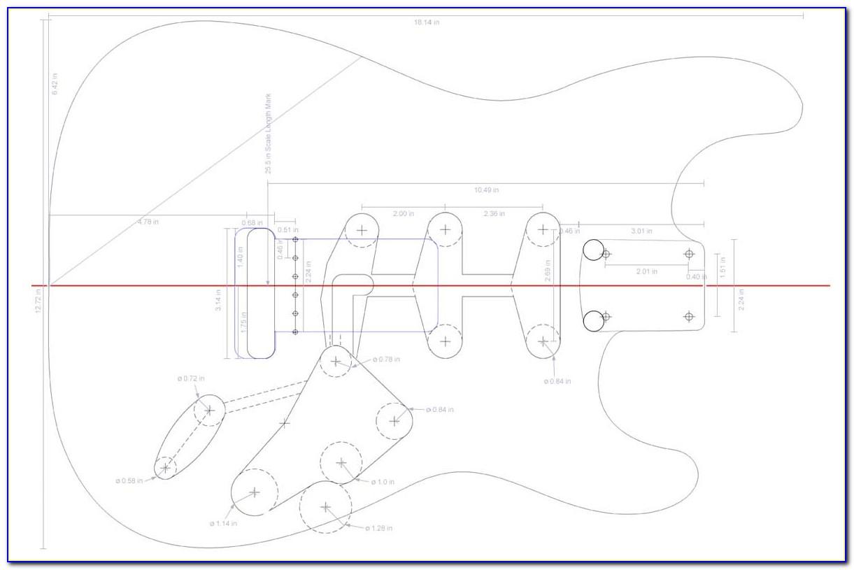 Strat Pickup Routing Template