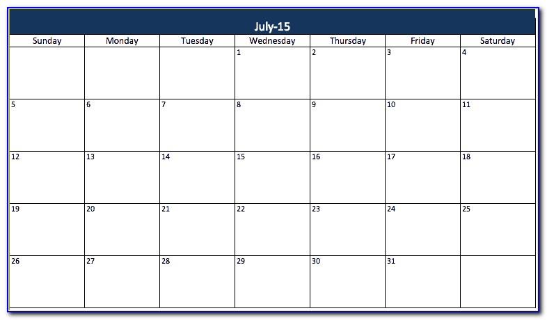 Work Schedule Calendar Template 2017