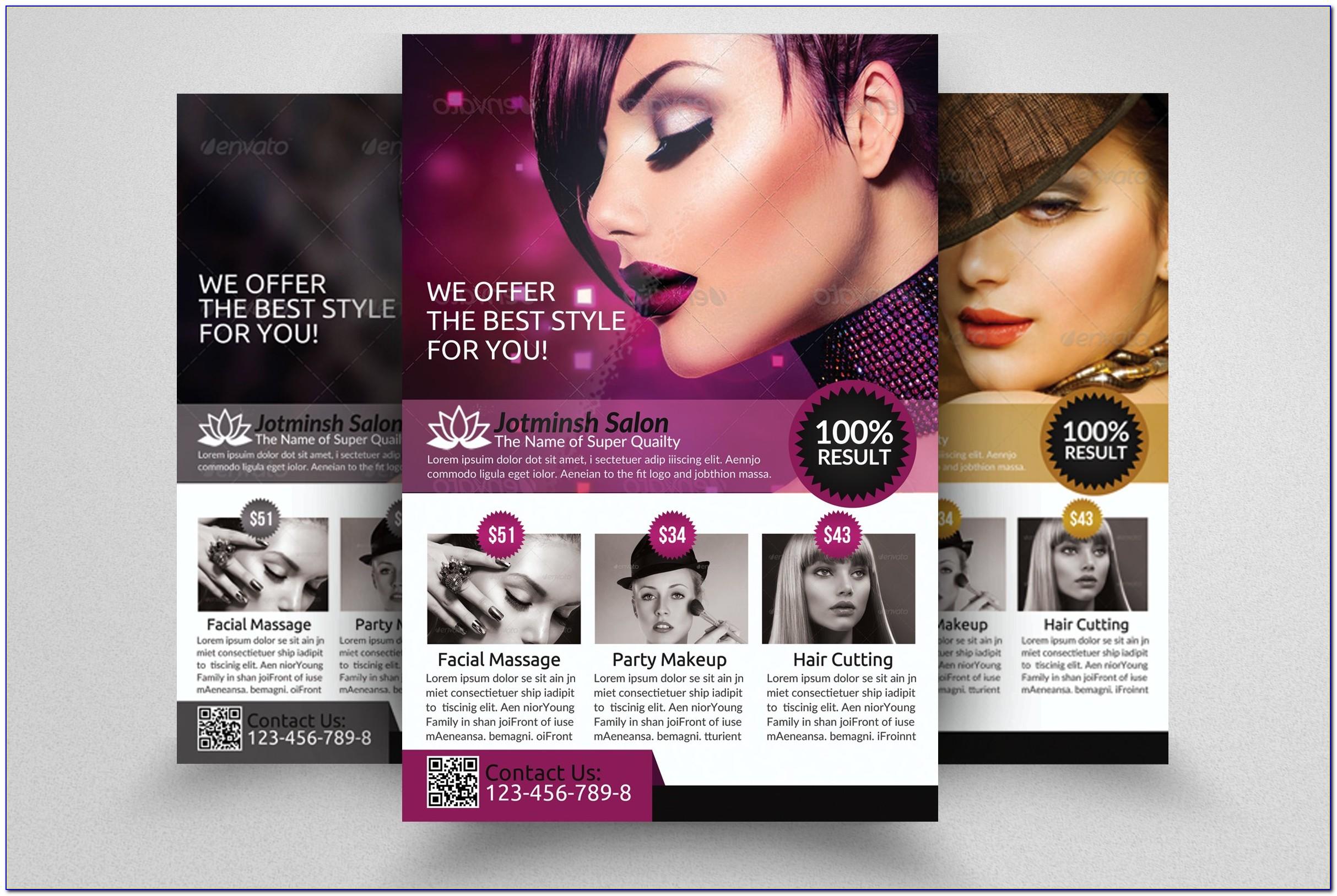 Beauty Salon Flyer Templates Free Psd