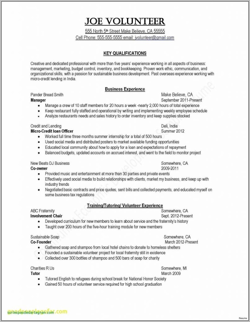 Certified Nursing Assistant Resume Sample No Experience