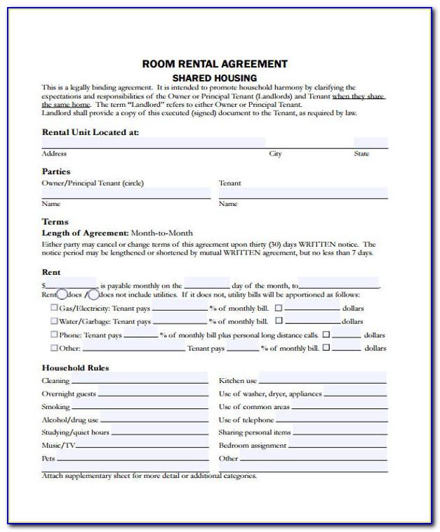 Free Roommate Eviction Notice Form