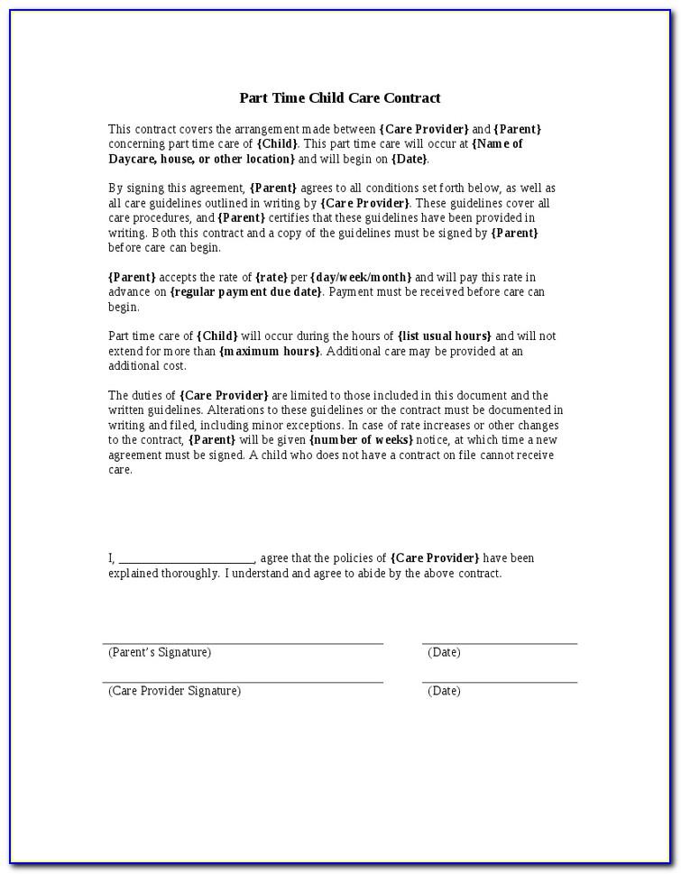 Free Sample Child Custody Agreement Template Forms