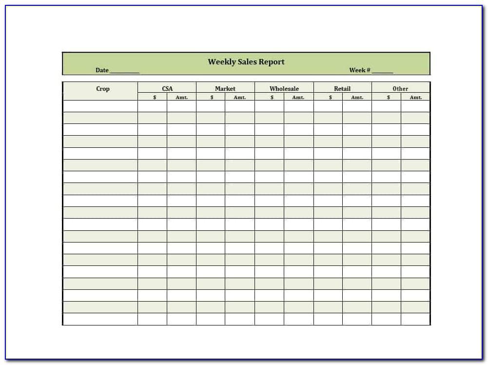 Monthly Sales Projections Template Excel