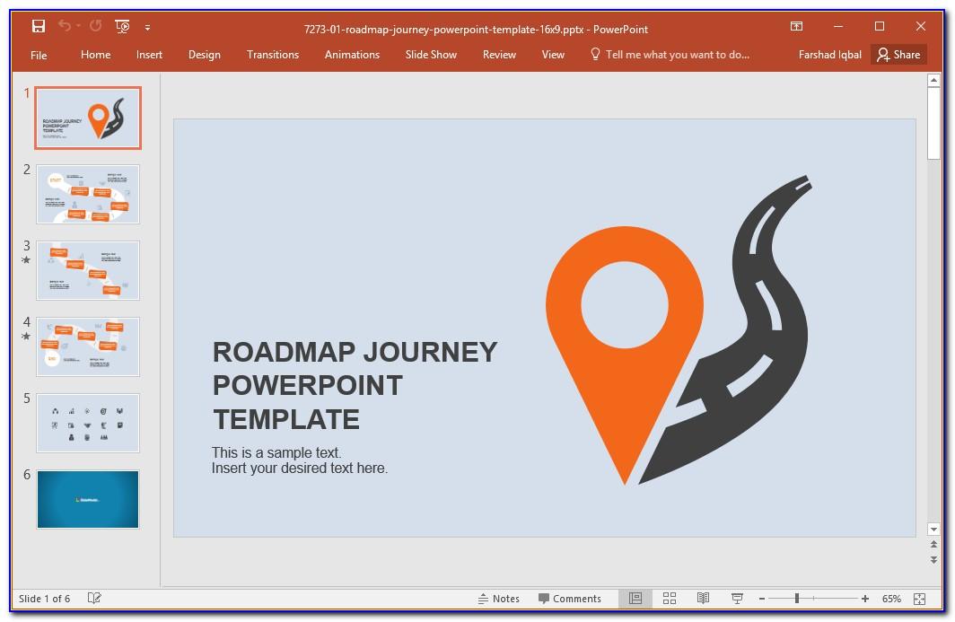 Product Roadmap Template For Powerpoint