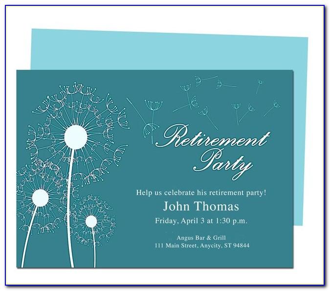 Retirement Flyer Template Word Free