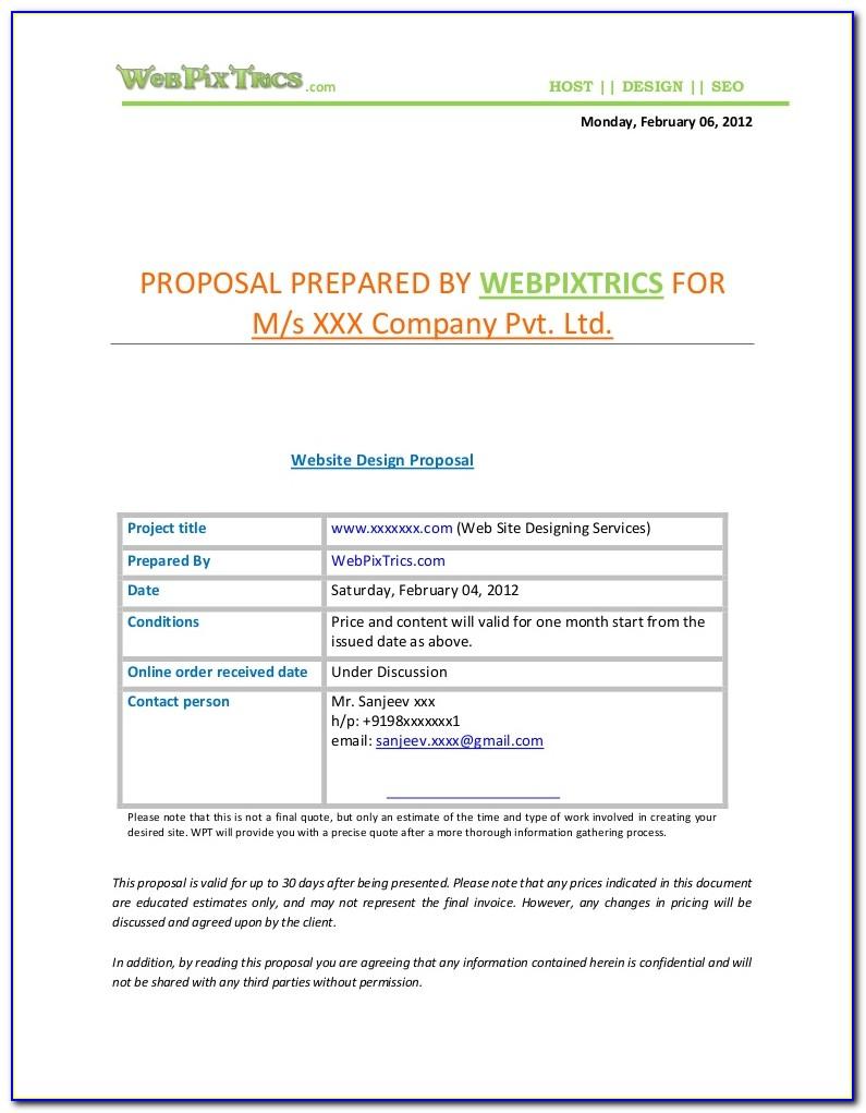 Rfp Proposal Response Examples